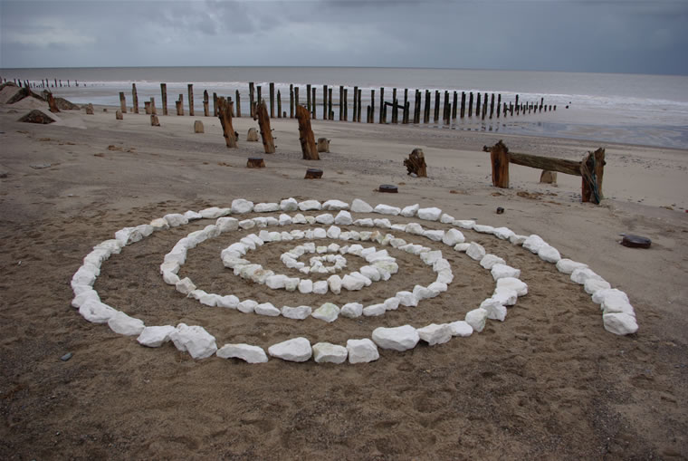 Large chalk spiral